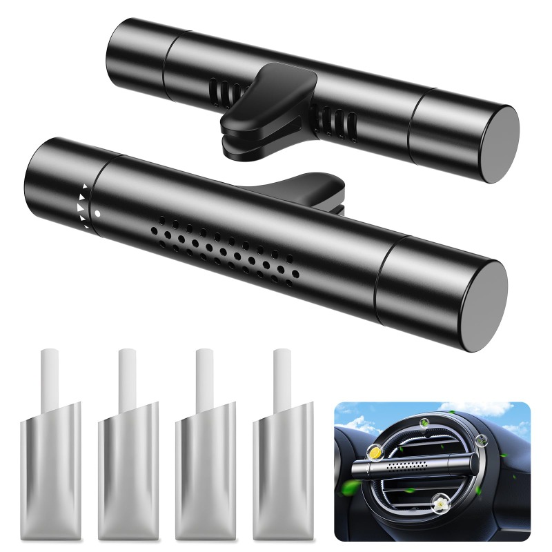 Perfume Fragrance Outlet - 新車用エアコン吹き出し口香水クリップ 車用エアコン吹き出し口装飾 アロマセラピークリップ 香りディフューザー 芳香剤