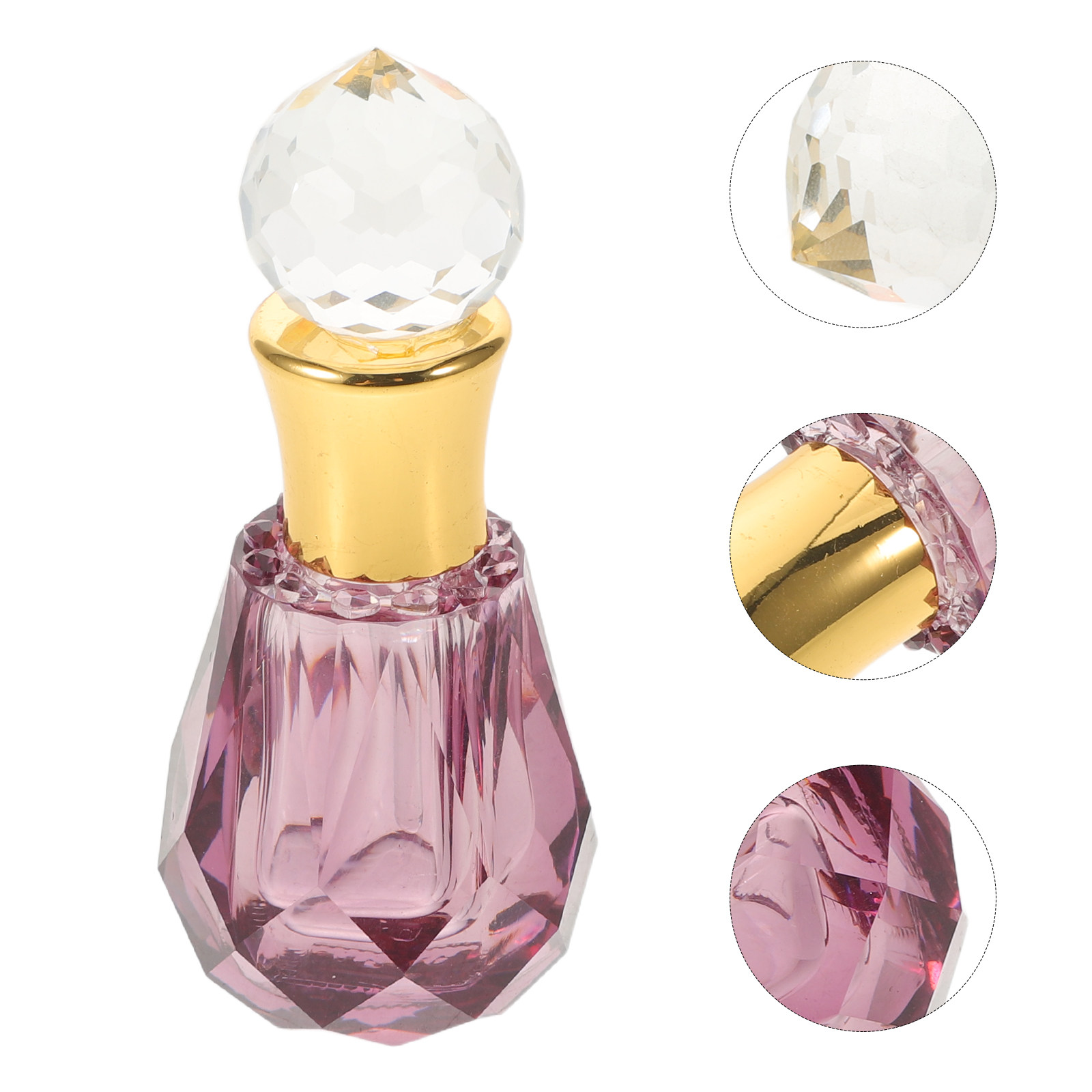 Perfume Fragrance Bottle - 6ml空の香水瓶ドロッパー詰め替え可能なエッセンシャルオイルボトルサイズ漏れ防止ポータブルフレグランスストレージ