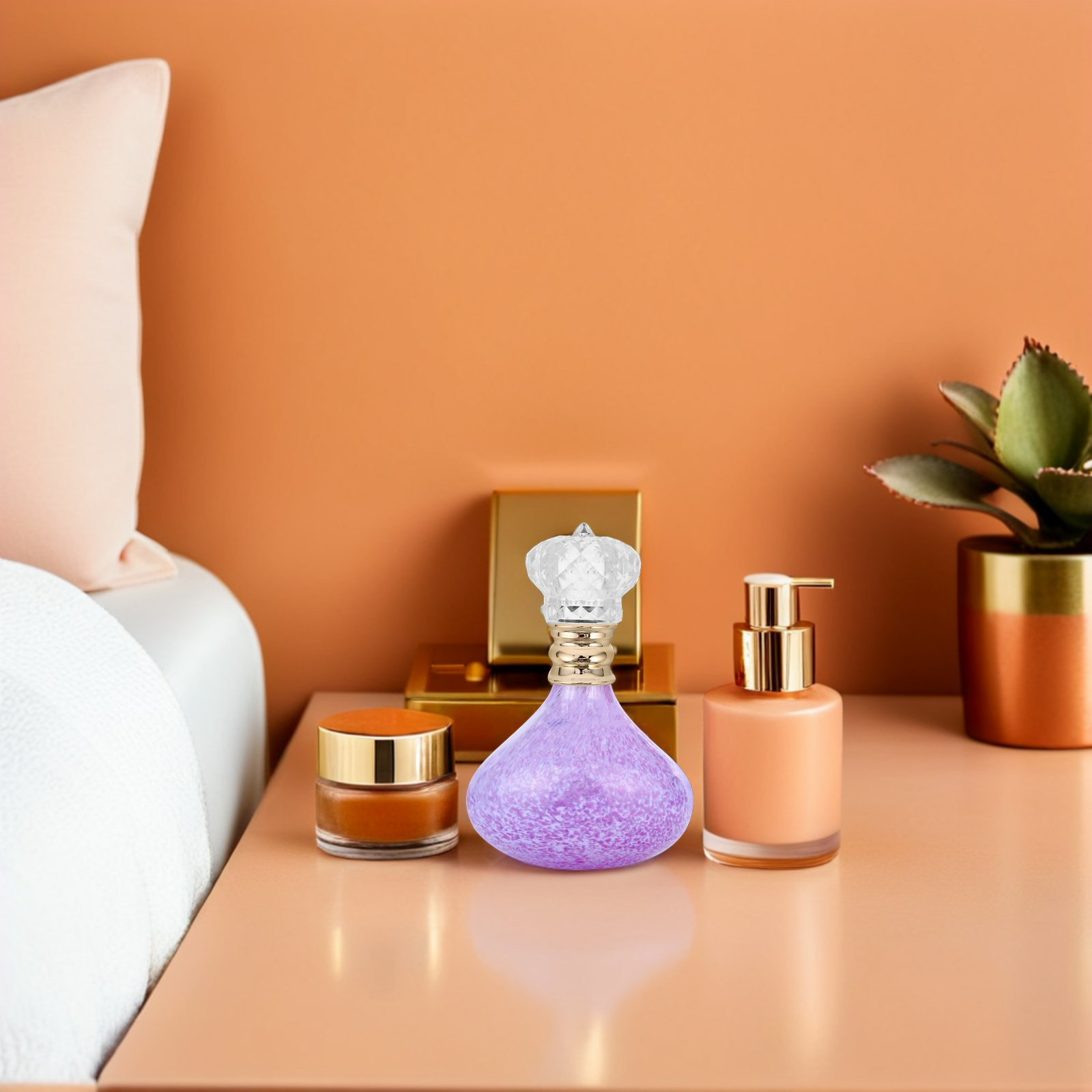 Perfume Fragrance Bottle - 5個入り香水瓶キャップ スプレートップ交換用ストッパー 15mmネック用 フレグランスディスペンサーノズル 旅行用香水スプレーキャップ