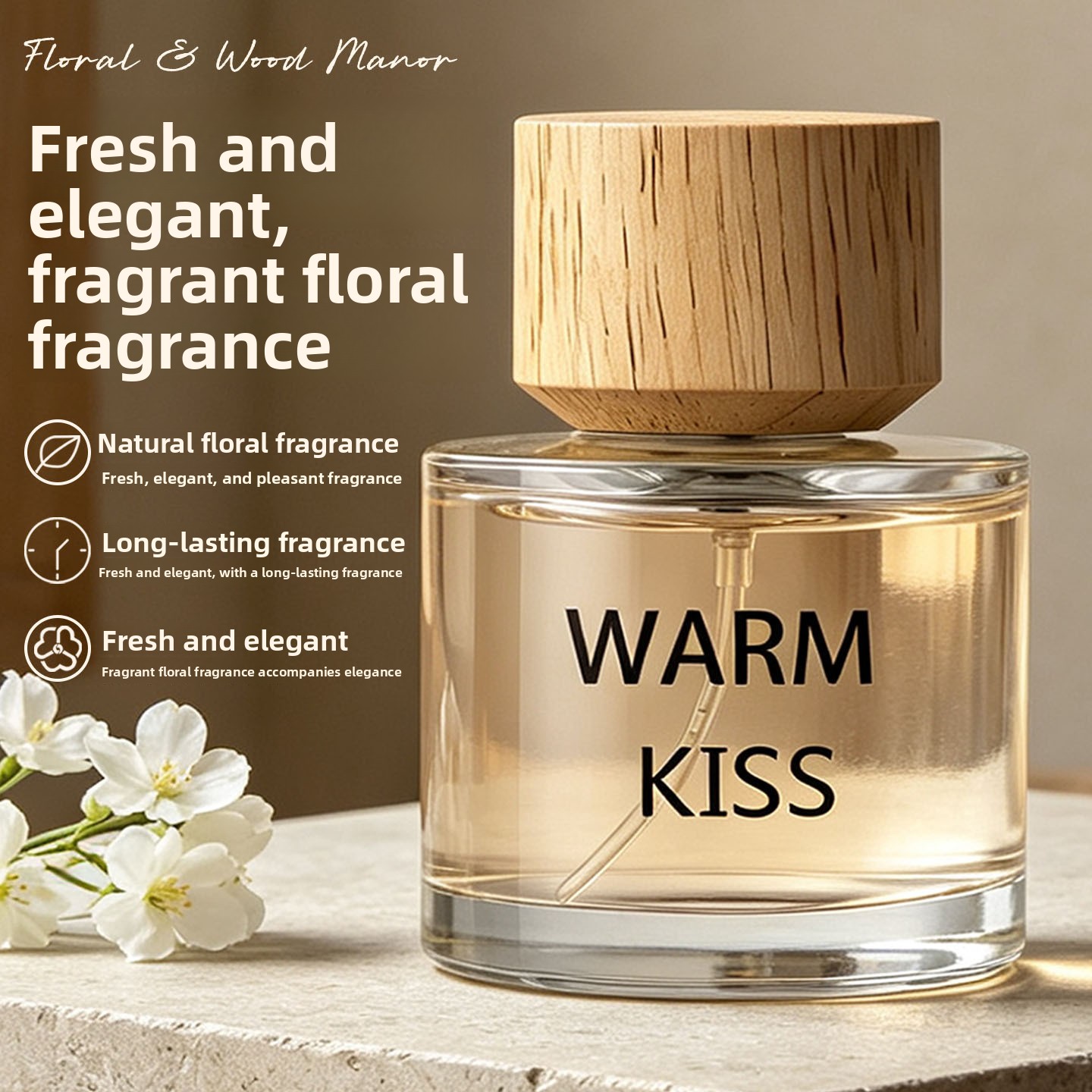 ウォームキス 女性用オードパルファム 木製キャップデザイン  - Perfume Fragrance Notes のレビューと価格