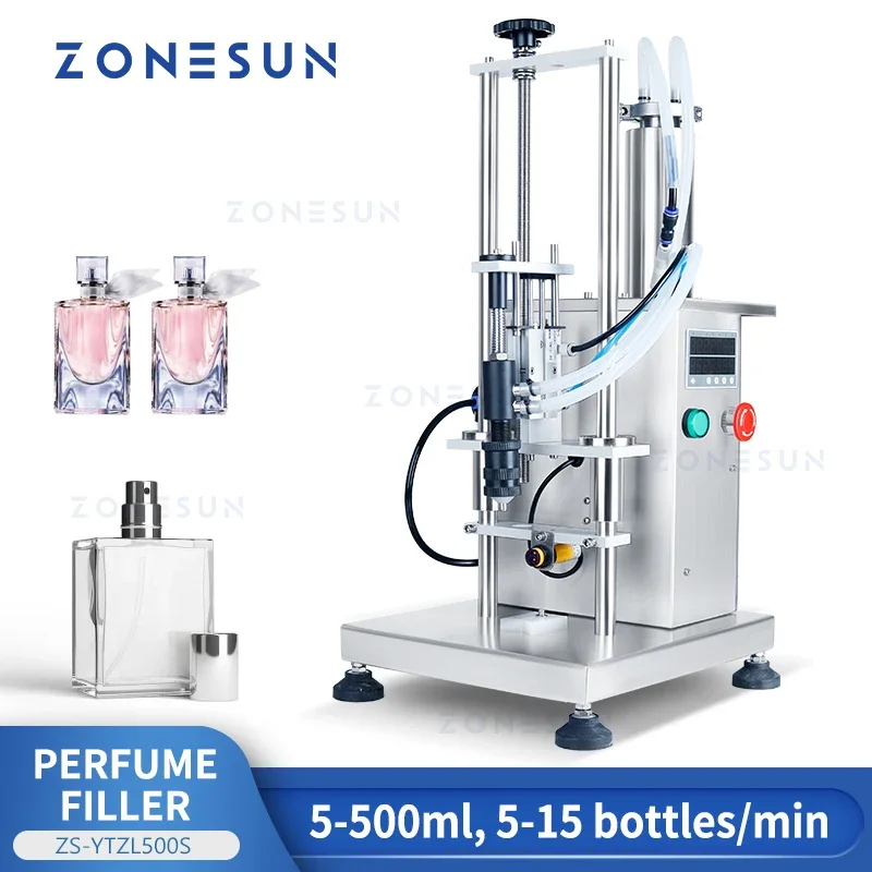 ZONESUN ZS-YTZL500S シングルヘッド空気圧 - Perfume Fragrance Bottle のレビューと価格