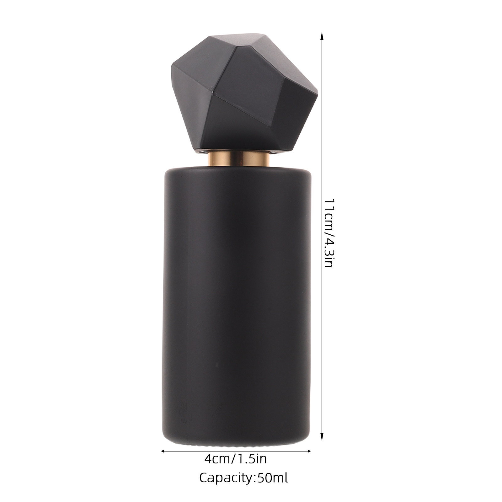エレガントな 100 ミリリットルガラス香水瓶詰め替え可能ポ - Perfume Fragrance Bottle のレビューと価格
