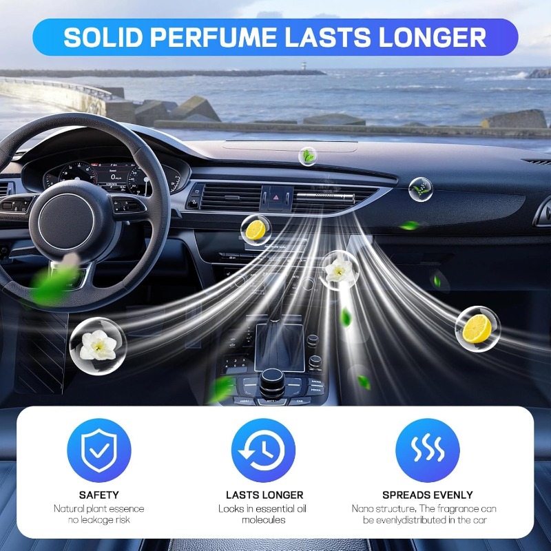 新車用エアコン吹き出し口香水クリップ 車用エアコン吹き出し口 - Perfume Fragrance Outlet のレビューと価格