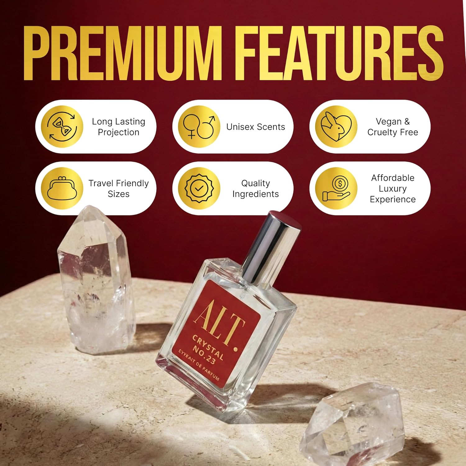 ALT. フレグランス クリスタル No. 23 – バック - Perfume Fragrance Notes のレビューと価格