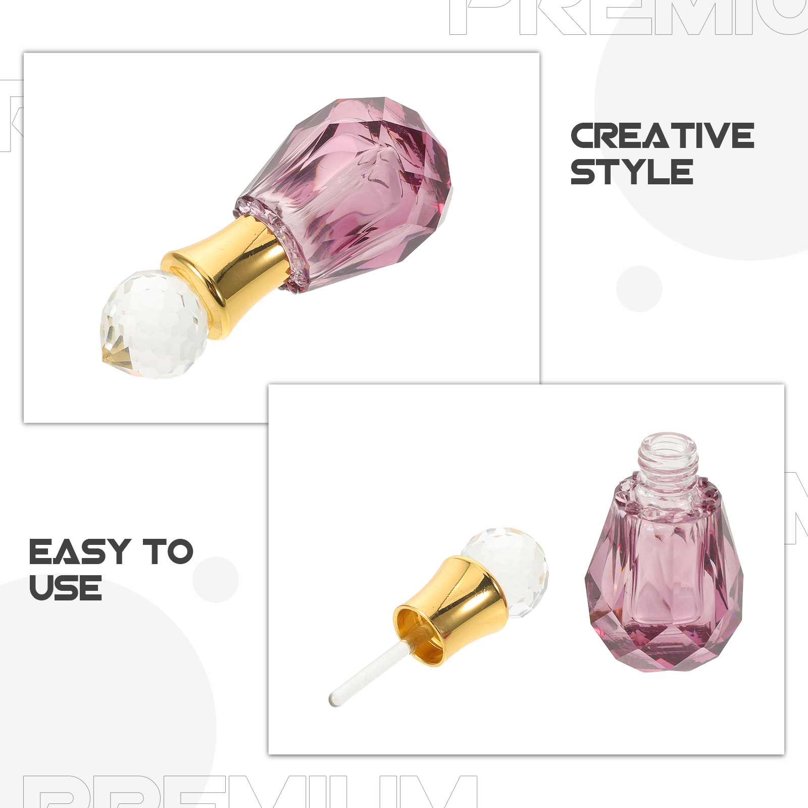 6ml空の香水瓶ドロッパー詰め替え可能なエッセンシャルオイル - Perfume Fragrance Bottle のレビューと価格