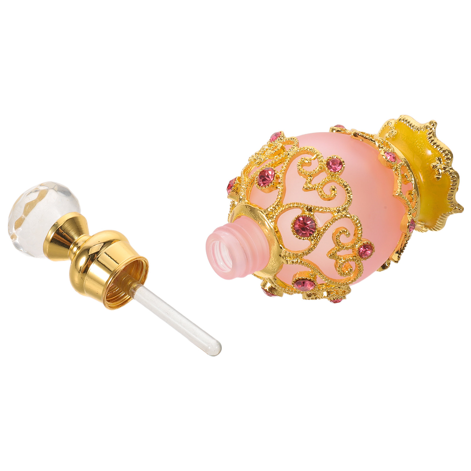 15 ミリリットルクリスタルラインストーン香水瓶ガラス詰め替 - Perfume Fragrance Bottle のレビューと価格