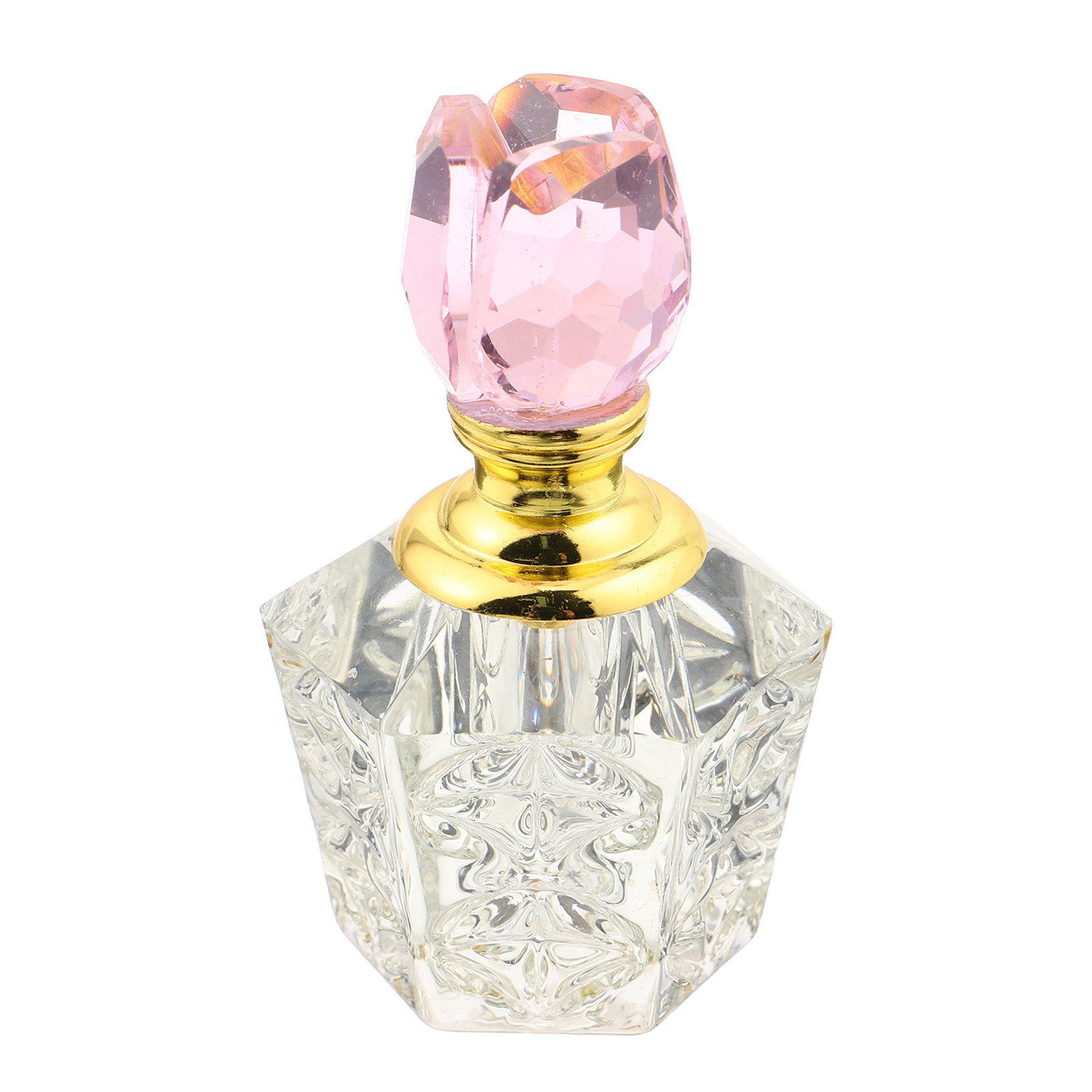 詰め替え可能なクリスタル香水瓶、空の人工クリスタルローズキャ - Perfume Fragrance Bottle のレビューと価格