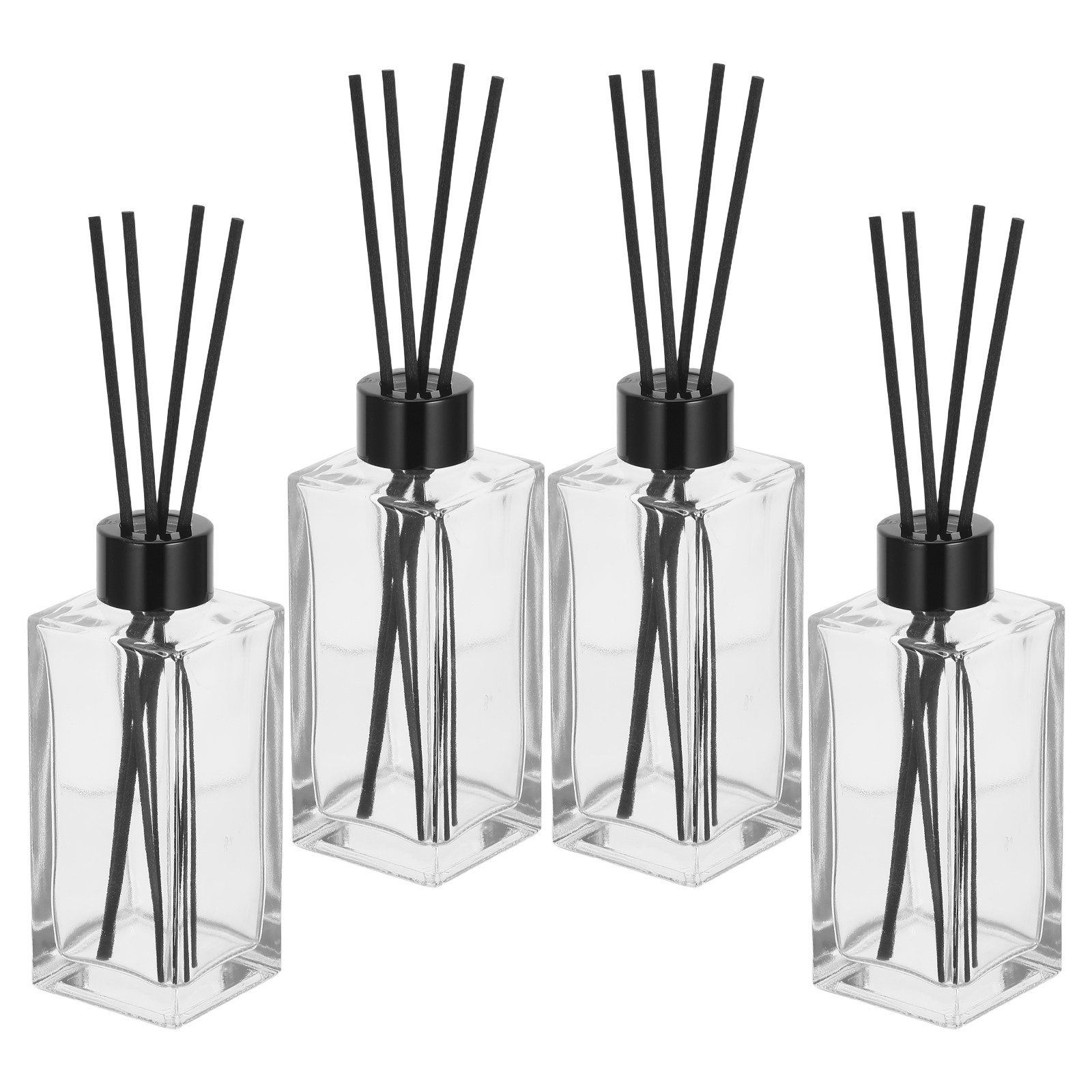 4 セットバスルームフレグランスディフューザーリード小型ミニ - Perfume Fragrance Bottle のレビューと価格