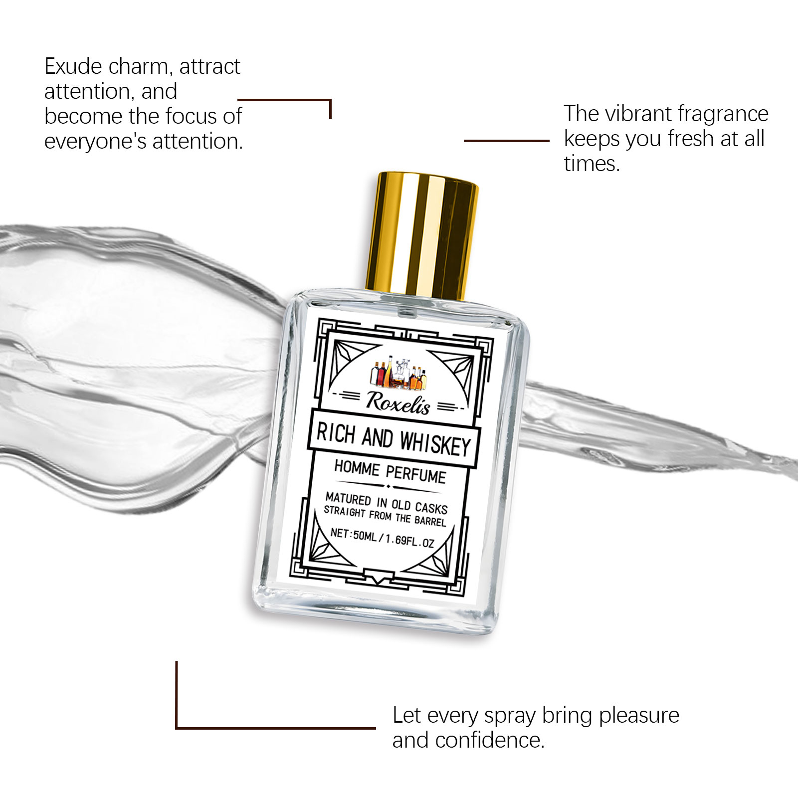 ロクセリス 50ml チャーム ウイスキー メンズ香水 グル - Perfume Fragrance Perfume のレビューと価格