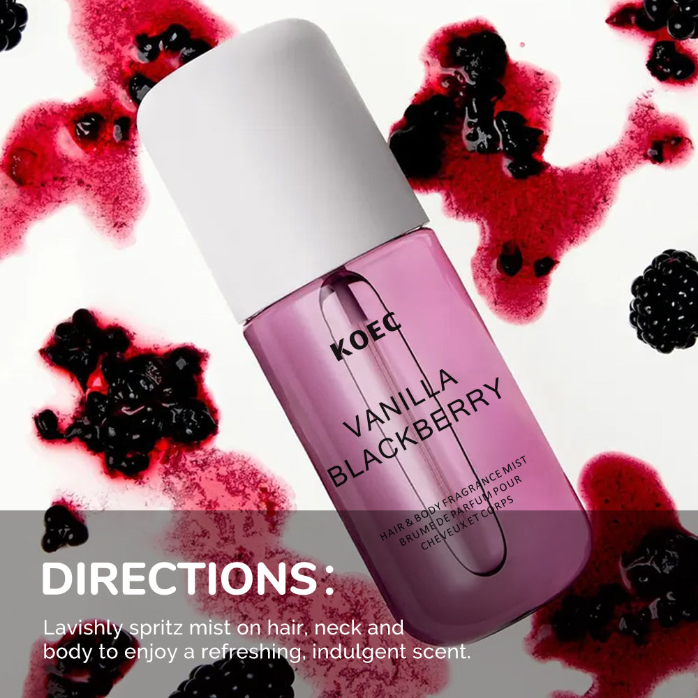 50ml KOEC バニラブラックベリー フレグランスミスト - Perfume Fragrance Notes のレビューと価格