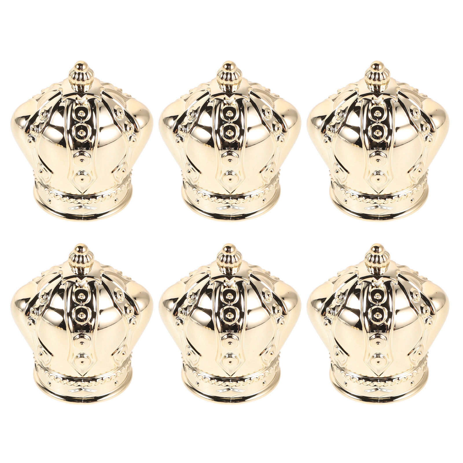 6 個の香水ボトルキャップ交換用プラスチッククラウンデザイン - Perfume Fragrance Bottle のレビューと価格